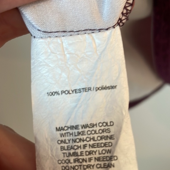 PGA Tour Men Polo Shirt SZ XL Short Sleeve Purple Moisture Wicking Cool - Picture 7 of 10